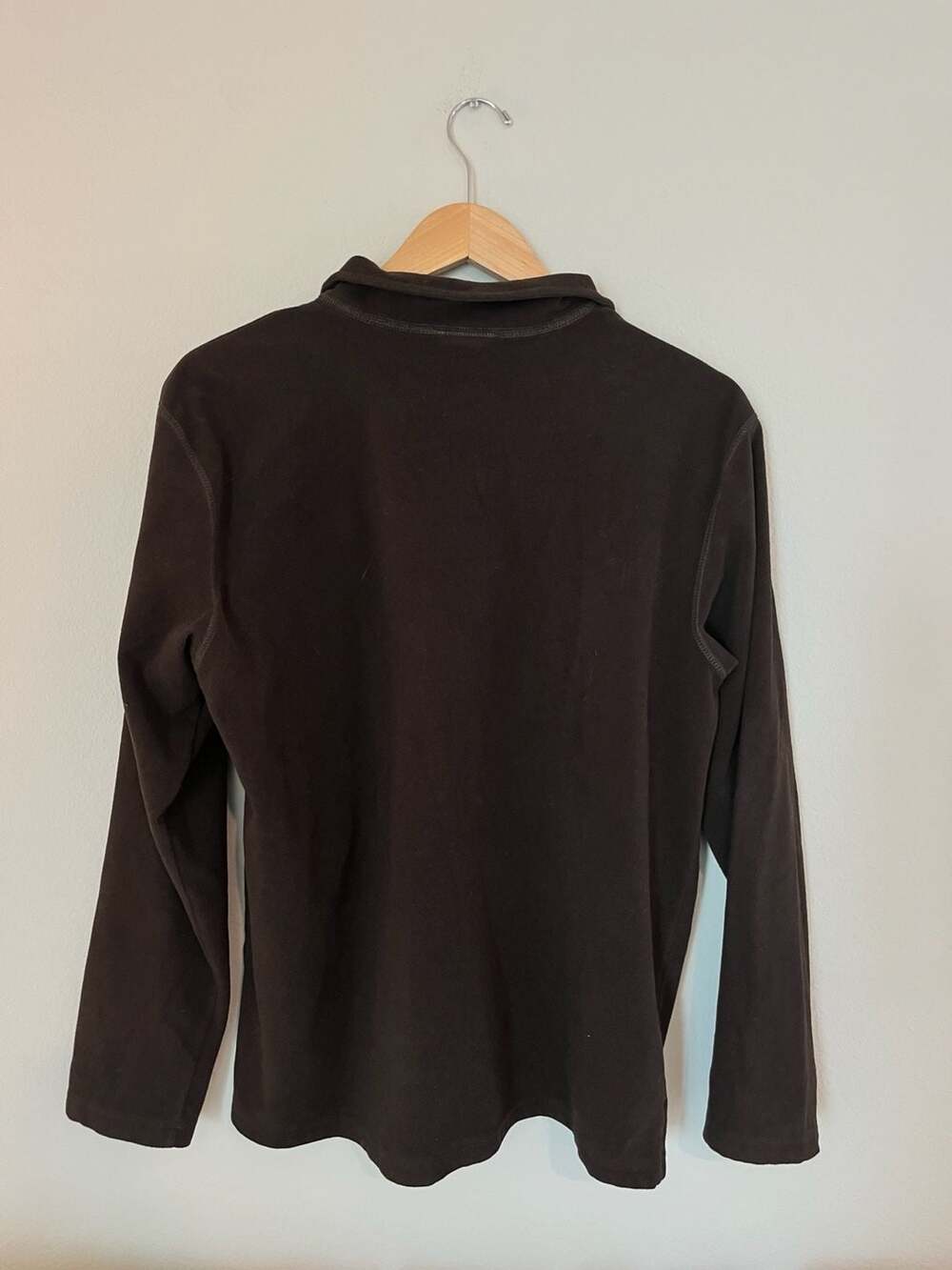 The North Face, Men's Chocolate Brown 1/4 Fleece Pullover,Elevated Neutral,Large - Picture 3 of 3